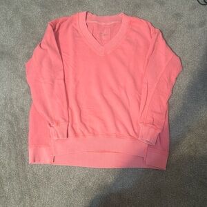 Aerie Pink V-Neck Sweater